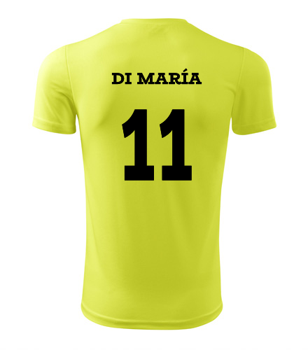 Dres Di María neonově žlutý