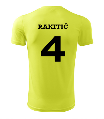 Dres Rakitic neonově žlutý