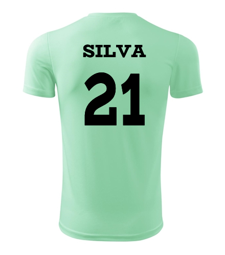 Dětský fotbalový dres Silva mátový